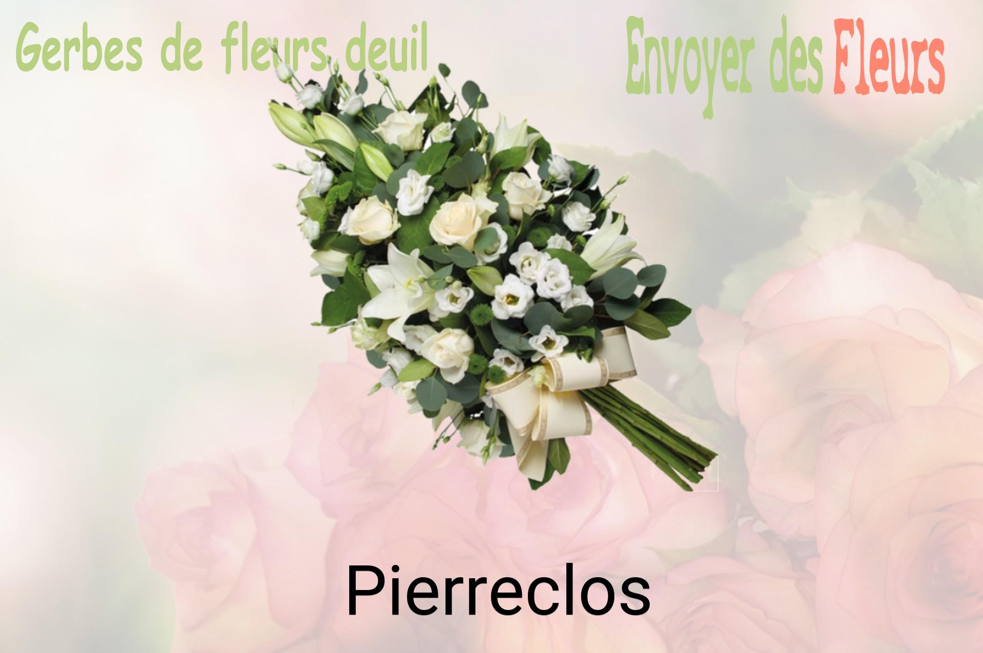 Gerbe de fleurs de deuil livrée à Pierreclos